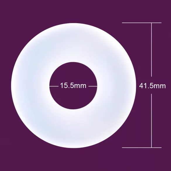 Durex Pleasure Ring - péniszgyűrű (átlátszó)