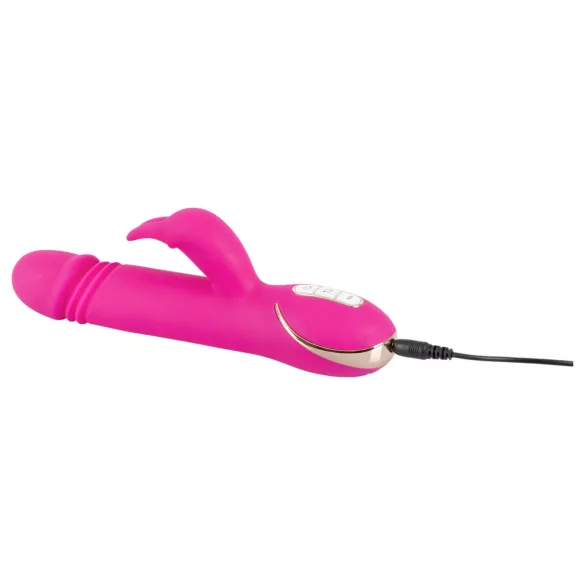 Vibe Couture Rabbit Skater - Nyuszis, lökő vibrátor (pink)