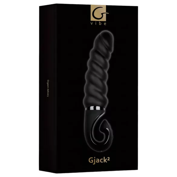 Gvibe G-jack 2- akkus, vízálló szilikon vibrátor (fekete)