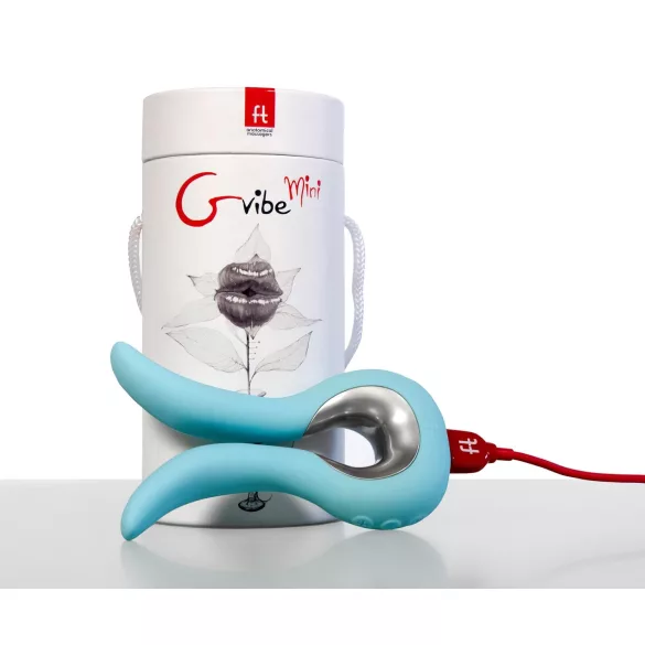 G-vibe Mini - USB-s szilikon vibrátor (menta)