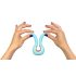 G-vibe Mini - USB-s szilikon vibrátor (menta)