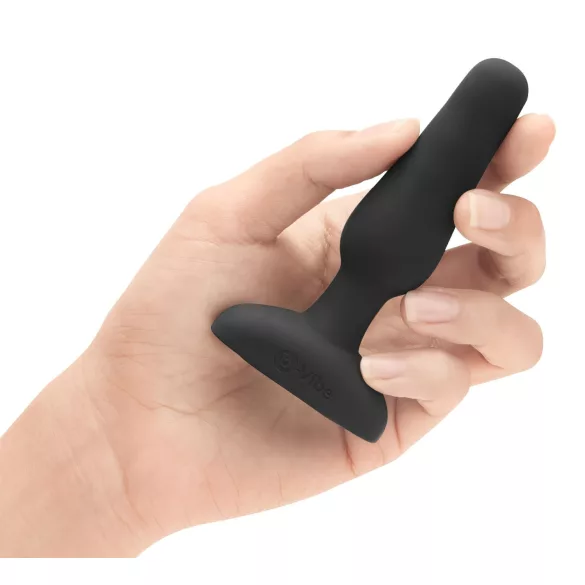 b-Vibe Novice - rádiós anál vibrátor kezdőknek (fekete)