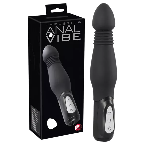 You2Toys Anal Vibe - lökő anál vibrátor (fekete)