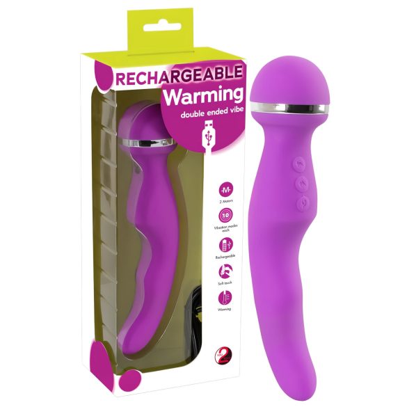 You2Toys - Warming - akkus melegítő masszírozó vibrátor (pink)