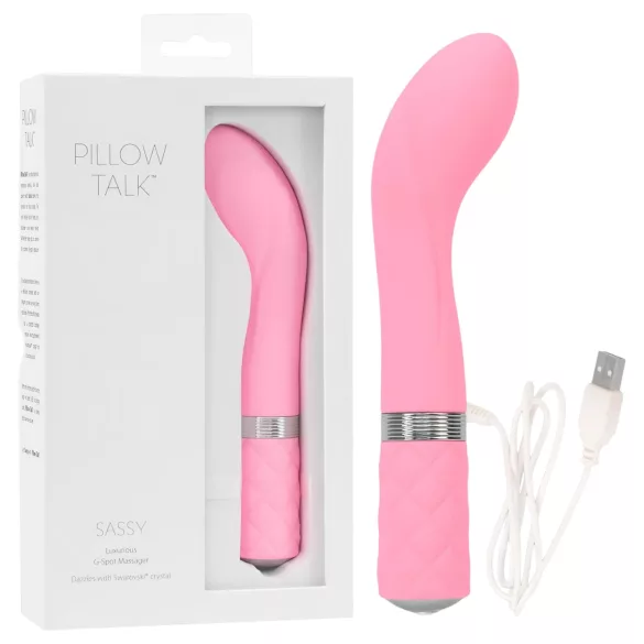 Pillow Talk Sassy - akkus G-pont vibrátor (pink)