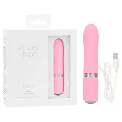 Pillow Talk Flirty - akkus rúd vibrátor (pink)