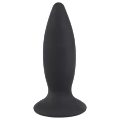   Black Velvets S - akkus, kezdő anál vibrátor - kicsi (fekete)