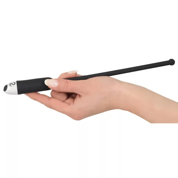 You2Toys DILATOR - szilikon, vibrációs dilátor (fekete, 8-11 mm)