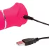 Happyrabbit Thrusting - akkus, csiklókaros lökő vibrátor (pink)