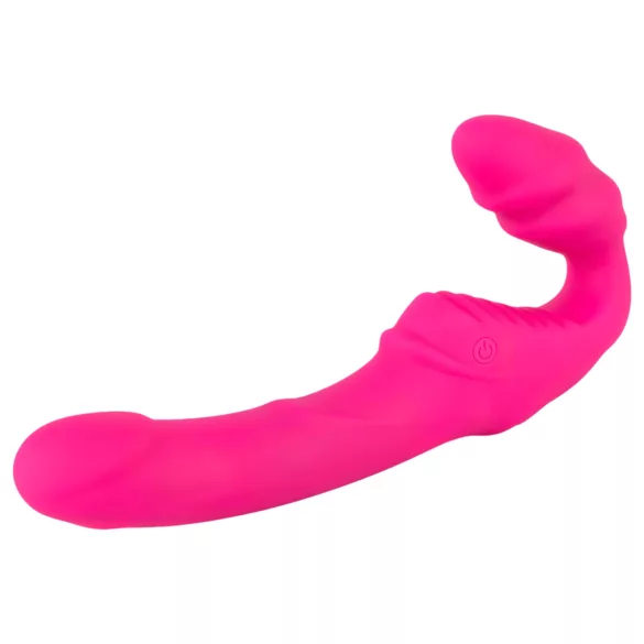 You2Toys Double2Teaser - felcsatolható vibrátor pánt nélkül (pink)