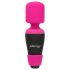 PalmPower Pocket Wand - mini masszírozó vibrátor (pink-fekete)