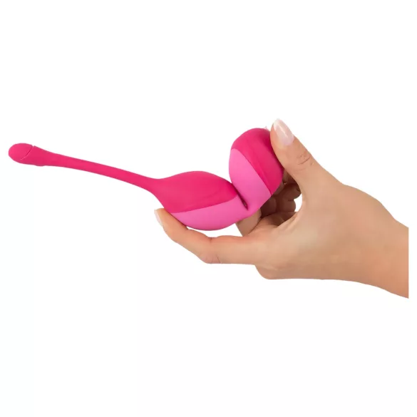 SMILE Love Balls - rádiós vibrációs tojás -82g (pink)