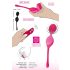 SMILE Love Balls - rádiós vibrációs tojás -82g (pink)