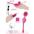 SMILE Love Balls - rádiós vibrációs tojás -82g (pink)