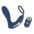 You2Toys Prostate Plug - anál vibrátor péniszgyűrűvel (kék)