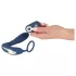 You2Toys Prostate Plug - anál vibrátor péniszgyűrűvel (kék)