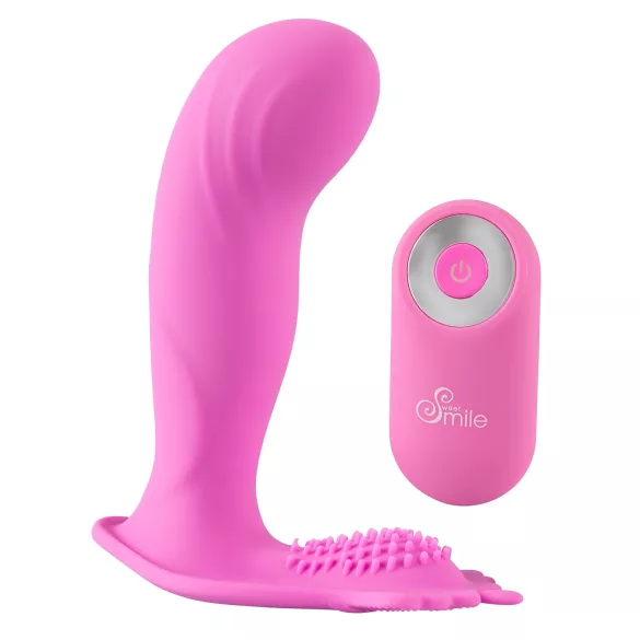 SMILE G-Spot Panty - hordható akkus, rádiós vibrátor (pink)