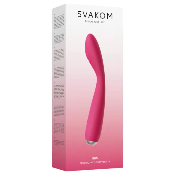 Svakom Iris - akkus, vízálló G-pont vibrátor (piros)