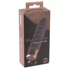 You2Toys Elegant Diamond - akkus rúd vibrátor (lila)