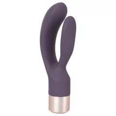   You2Toys Elegant Double - akkus, csiklókaros vibrátor (lila)