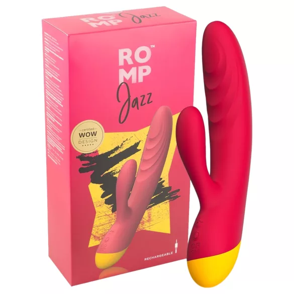 ROMP Jazz - vízálló nyuszis csiklókaros vibrátor (pink)