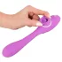 You2Toys 2 Function Vibe - akkus 2in1 vibrátor (lila)