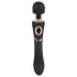 Cleopatra Wand - prémium masszírozó vibrátor strasszokkal (fekete)