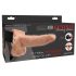Fetish Strap-On 6 - felcsatolható, üreges vibrátor (natúr)