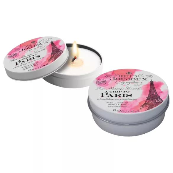 Petits Joujoux - erotikus masszázsgyertya vanília-szantálfa illattal (43 ml)