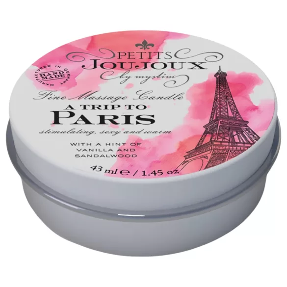 Petits Joujoux - erotikus masszázsgyertya vanília-szantálfa illattal (43 ml)