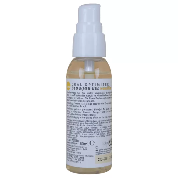 Blowjob Gel - orál síkosító gél - vanília (50ml)