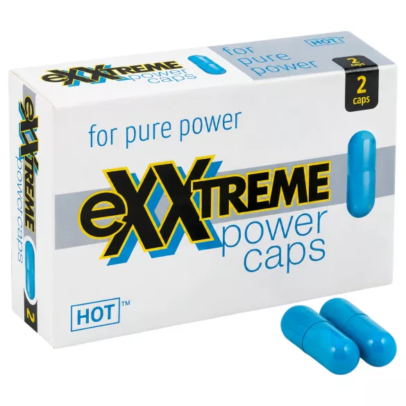 HOT eXXtreme - guarana + koffein étrend-kiegészítő kapszula (2 db)