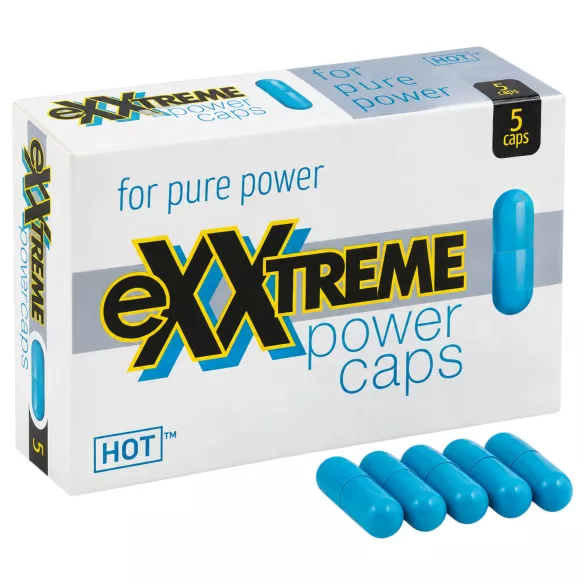 HOT eXXtreme - guarana + koffein étrend-kiegészítő kapszula (5 db)