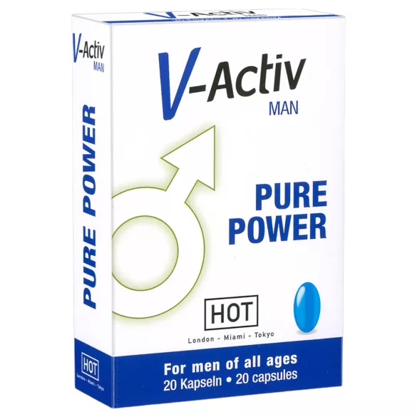 HOT - V-Active - étrend-kiegészítő kapszula férfiaknak (20 db)