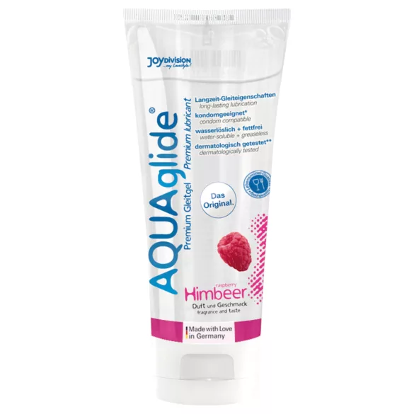 AQUAglide - vízbázisú síkosító - málna (100ml)