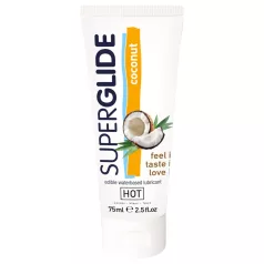 HOT Superglide Kókusz - ehető síkosító (75ml)