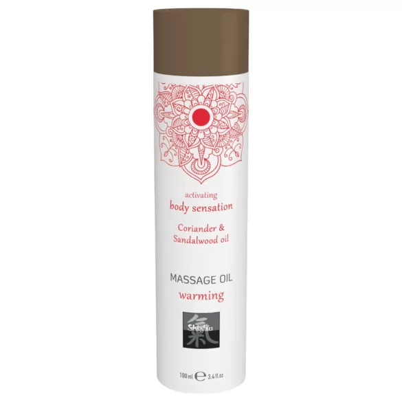 HOT - Shiatsu Warming - masszázsolaj - koriander-szantálfa 100 ml