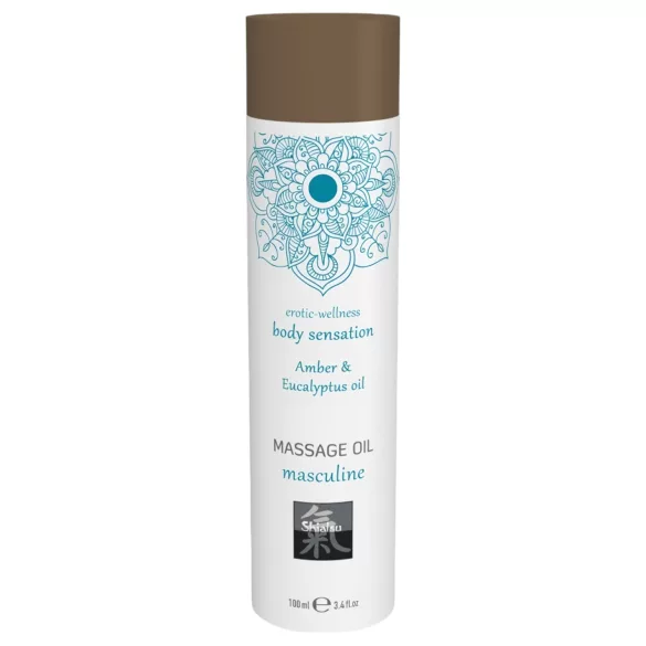 Shiatsu Masculine - masszázsolaj - borostyán-eukaliptusz (100ml)