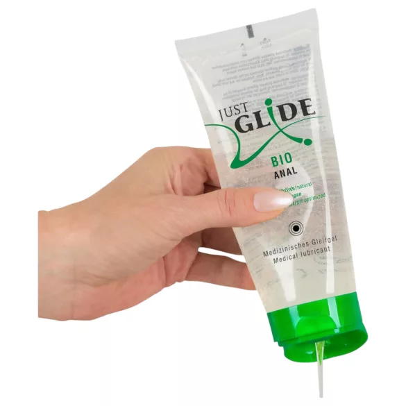 Just Glide Bio ANAL - vízbázisú vegán síkosító (200 ml)