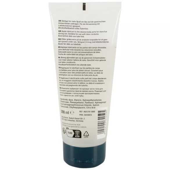 Just Glide Premium Anal - tápláló anál síkosító (200 ml)