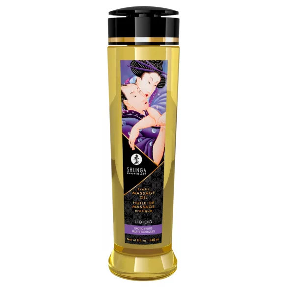 Shunga - masszázsolaj - egzotikus gyümölcs (240ml)