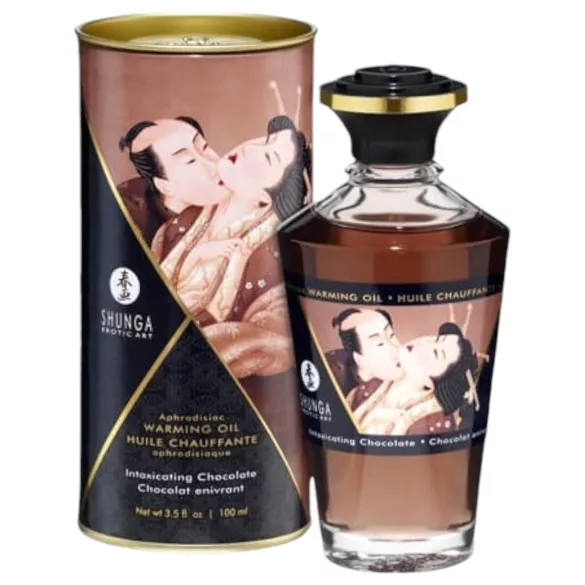 Shunga - melegítő masszázsolaj - csoki (100 ml)