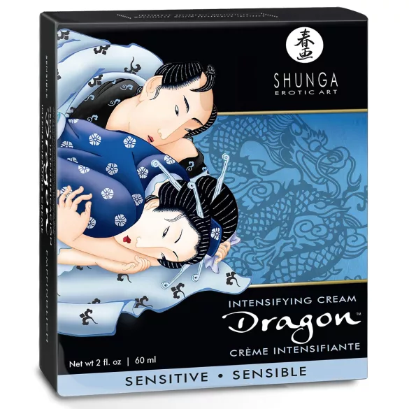 Shunga Dragon Sensitive - intim gél férfiaknak (60 ml)