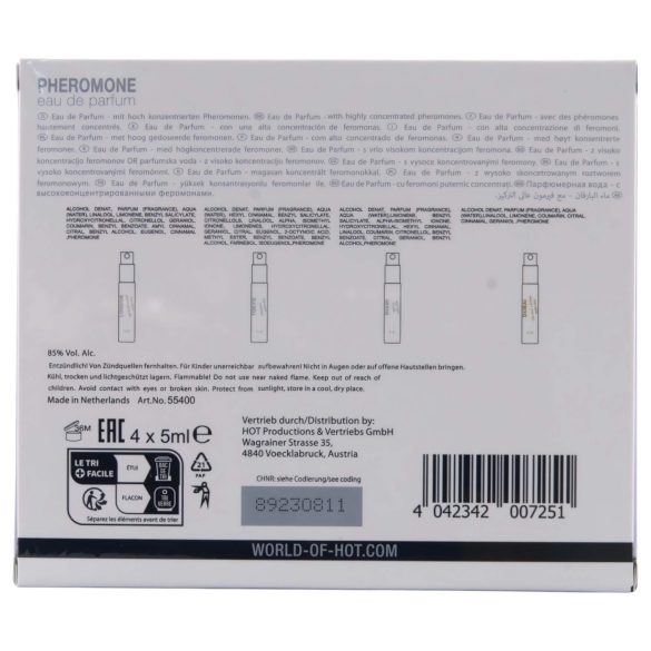 HOT LMTD feromon parfüm csomag nőknek (4x5ml)