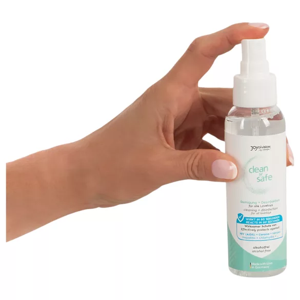 JoyDivision Clean Safe - fertőtlenítő és tisztító spray (100ml)