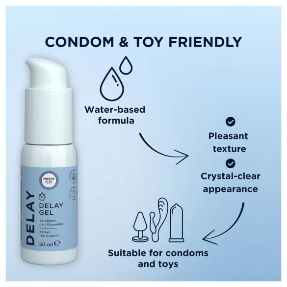 Mister Size - magömlést késleltető gél férfiaknak (50 ml)