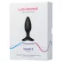 Lovense Hush 2 S - fekete app-vezérelt anál vibrátor (38 mm)