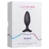 Lovense Hush 2 M - fekete app-vezérelt anál vibrátor (45 mm)