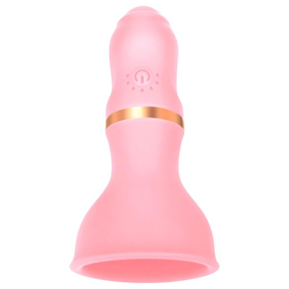 Sunfo - akkus mell vibrátor (pink)