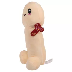   Plüss pénisz figura - vicces ajándék, 30 cm (testszínű)
